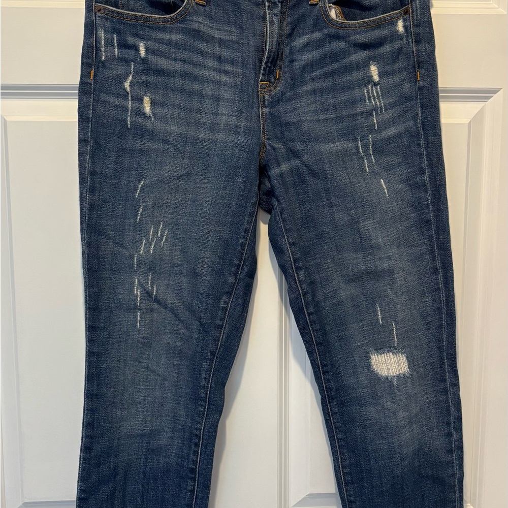 J. Crew Blue Straight Leg Jeans for Timeless Elegance
